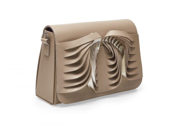 Golovina Angel Wings and Heart bag beige and silver