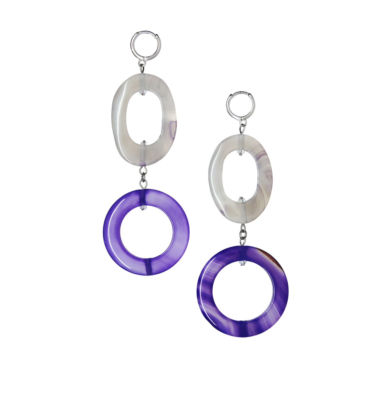 Golovina accessories ювелирная бижутерия серьги Gwyneth из натуральных камней