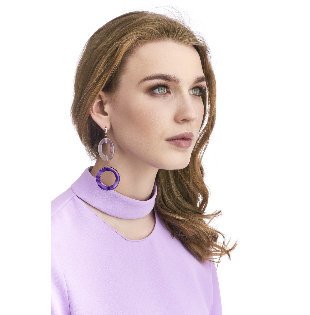 Golovina accessories ювелирная бижутерия серьги Gwyneth из натуральных камней