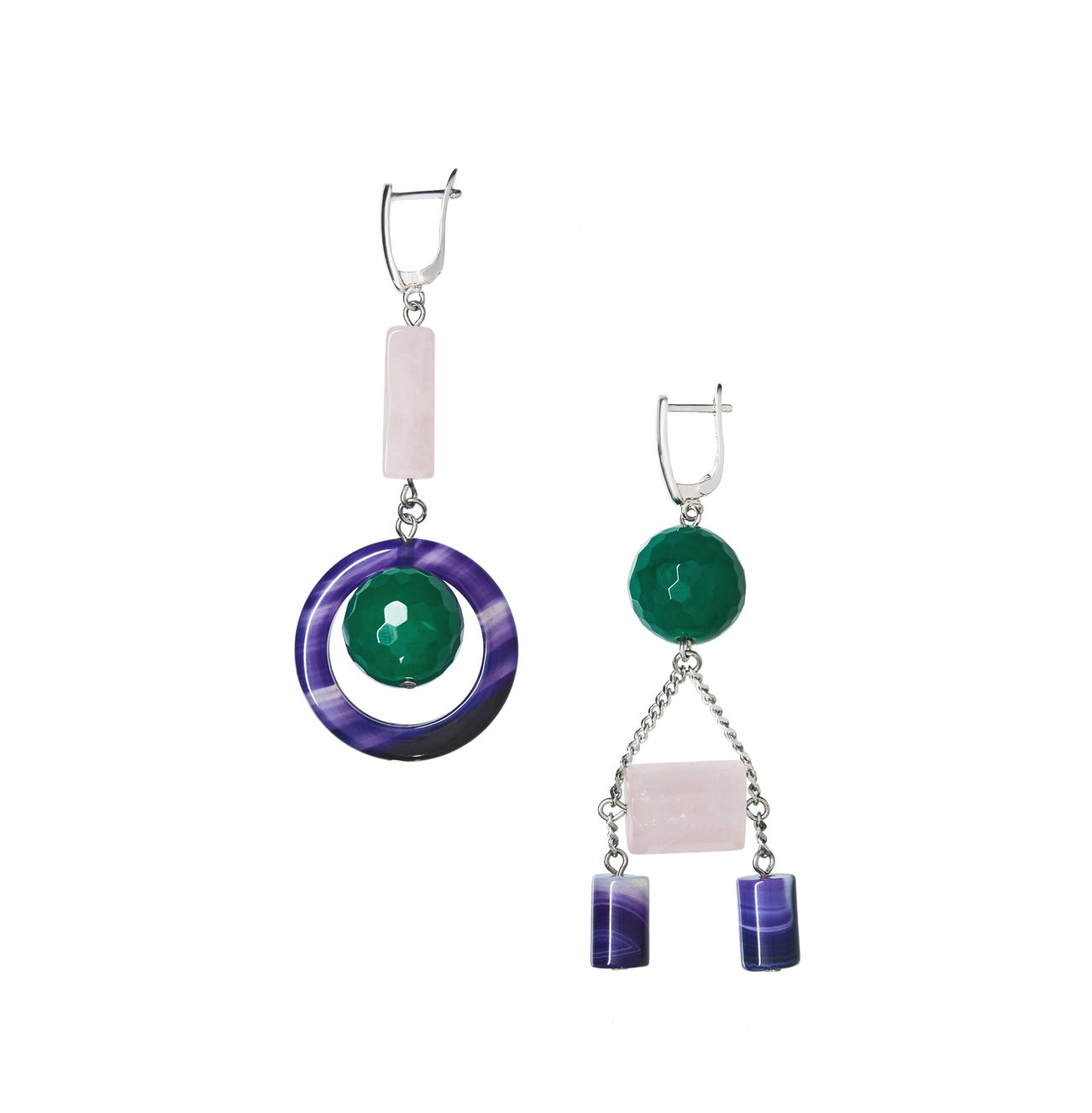 Golovina accessories ювелирная бижутерия серьги Audrey из натуральных камней