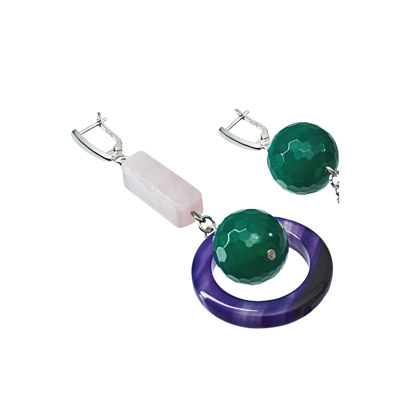 Golovina accessories ювелирная бижутерия серьги Audrey из натуральных камней