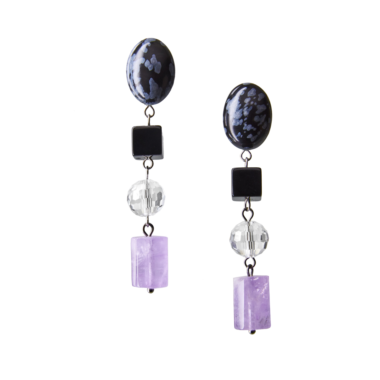 Golovina accessories ювелирная бижутерия серьги celestia из натуральных камней