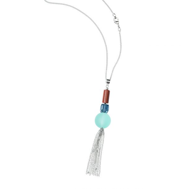 Golovina accessories gemstone jewellery delia turquoise necklace