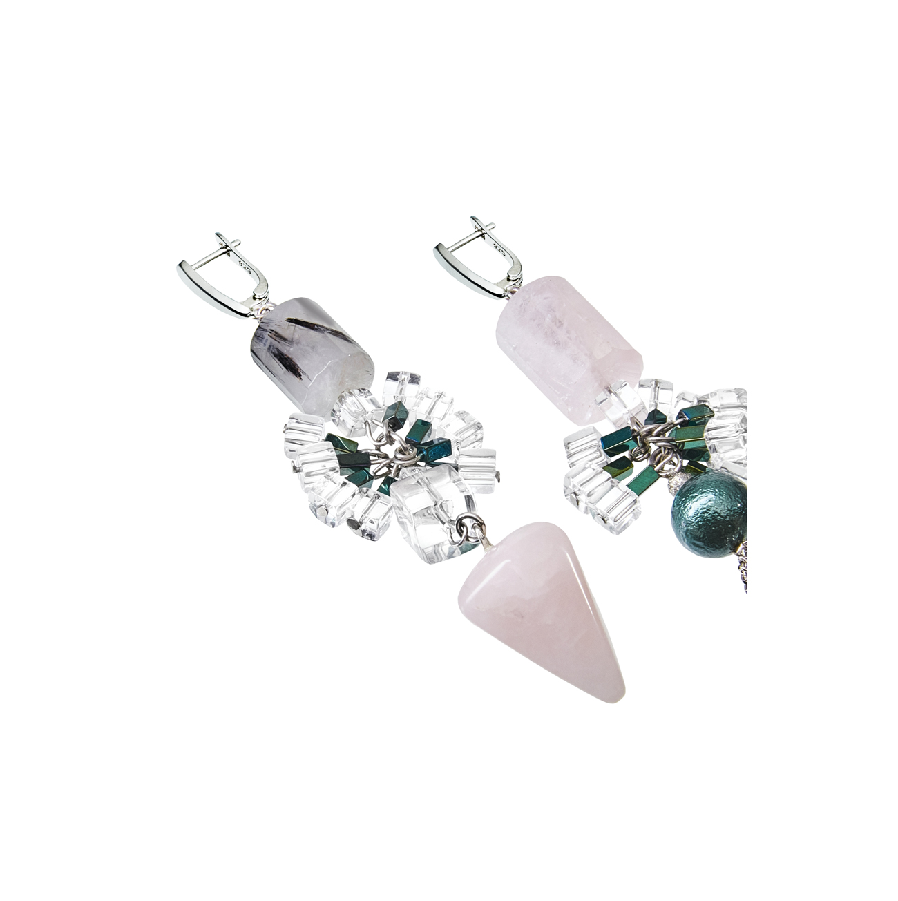 Golovina accessories ювелирная бижутерия серьги Gia из натуральных камней