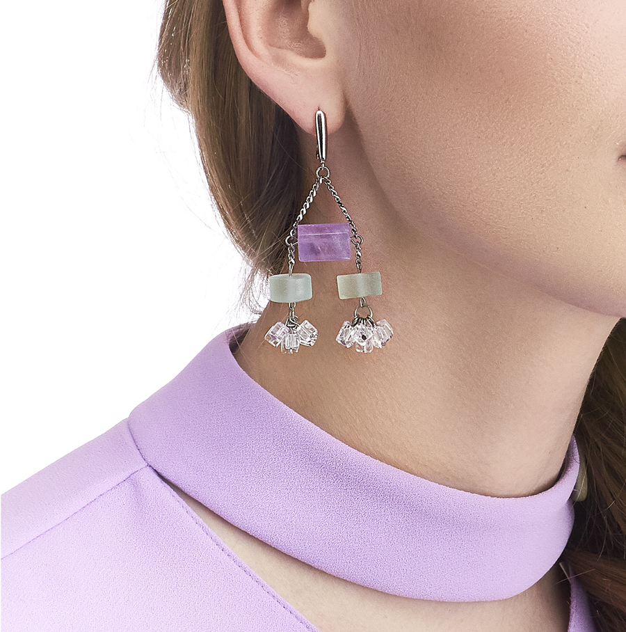 Golovina accessories ювелирная бижутерия серьги Lilian из натуральных камней