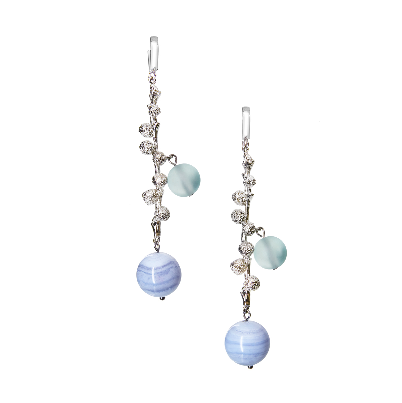 Golovina accessories ювелирная бижутерия серьги Nola из натуральных камней