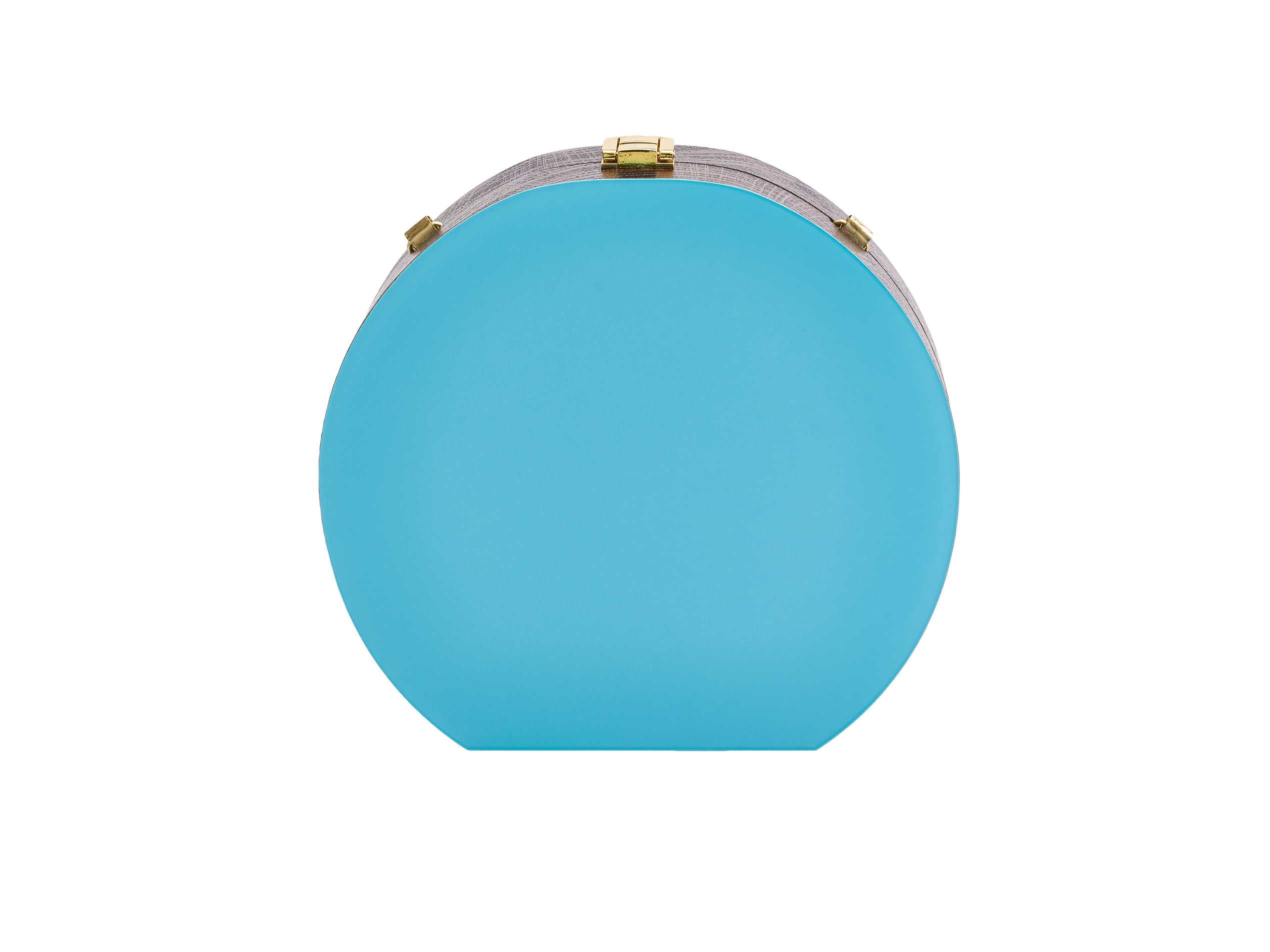 Golovina match ball clutch bag turquose and gold