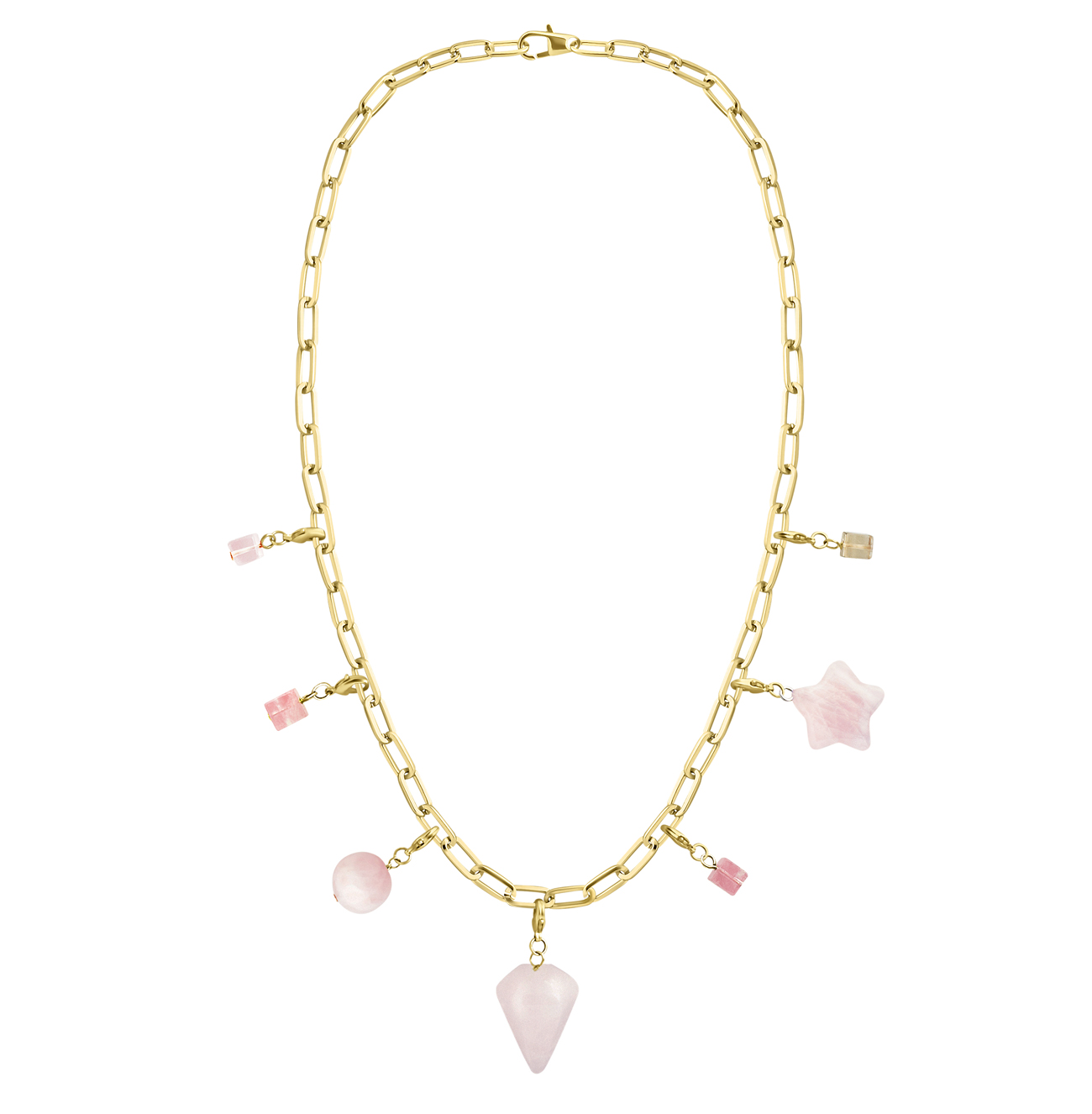 Miya pink necklace-constructor | GOLOVINA